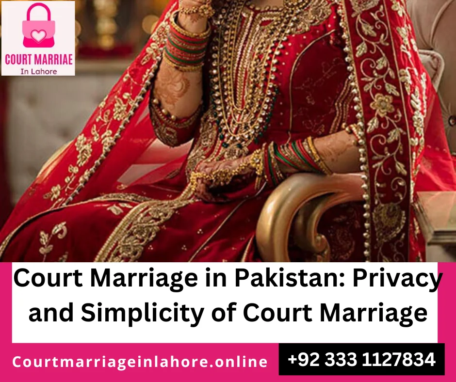 Privacy in court marriage Pakistan